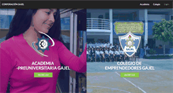 Desktop Screenshot of corporaciongajel.com