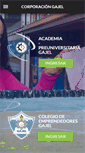 Mobile Screenshot of corporaciongajel.com