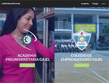 Tablet Screenshot of corporaciongajel.com
